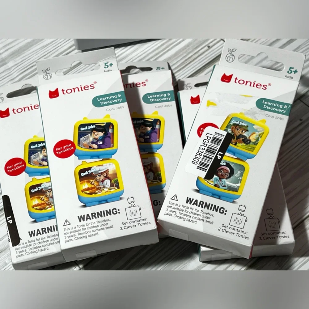 Tonies Clever Cool Jobs Audio Pack‎ learning & discovery set contains 2 tonies
